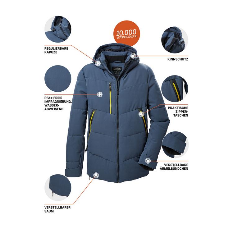 KILLTEC KILLTEC KOW 1 Steppjacke Herren - dunkel stahlblau - 4 | SportScheck