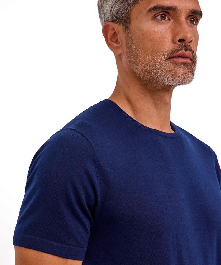 Falke Falke Merino Ultrafine T-Shirt Herren - space blue (6116) - 3 | SportScheck