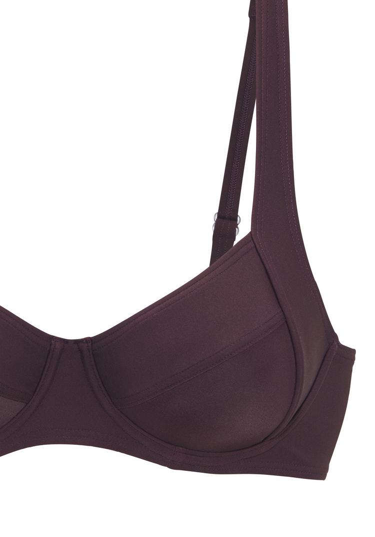 Lascana Lascana B&uuml;gel-Bikini-Top Bikini Oberteil Damen - aubergine - 1 | SportScheck