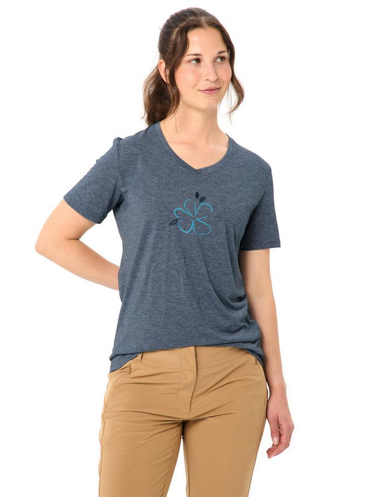VAUDE VAUDE Skomer III Funktionsshirt Damen - dark sea uni - 2 | SportScheck