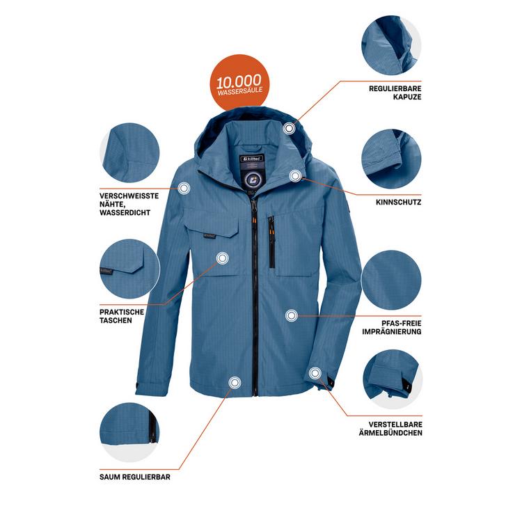KILLTEC KILLTEC KOS 140 Funktionsjacke Jungen - dunkel denim - 3 | SportScheck