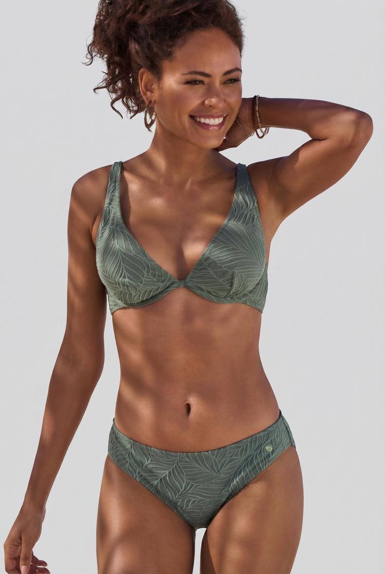 Lascana Lascana B&uuml;gel-Bikini-Top Bikini Oberteil Damen - oliv - 0 | SportScheck