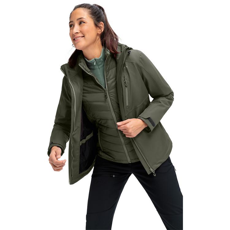 Maier Sports Maier Sports Lisbon 3in1 Funktionsjacke Damen - Gr&uuml;n2071 - 4 | SportScheck