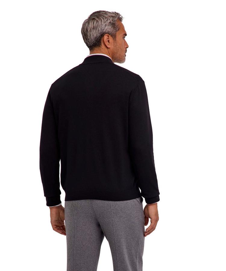 Falke Falke Merino X-Fine Half-Zip Strickpullover Herren - black (3000) - 0 | SportScheck