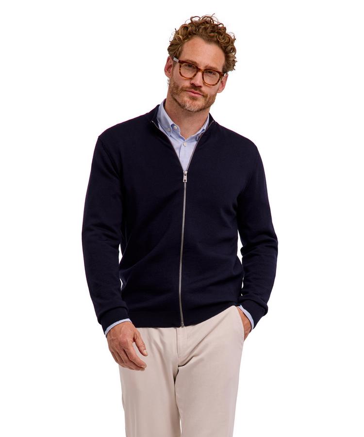 Falke Falke Merino X-Fine Zip Jacket Jacke Herren - night sky (6437) - 0 | SportScheck