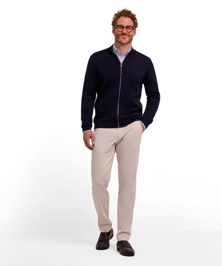Falke Falke Merino X-Fine Zip Jacket Jacke Herren - night sky (6437) - 1 | SportScheck
