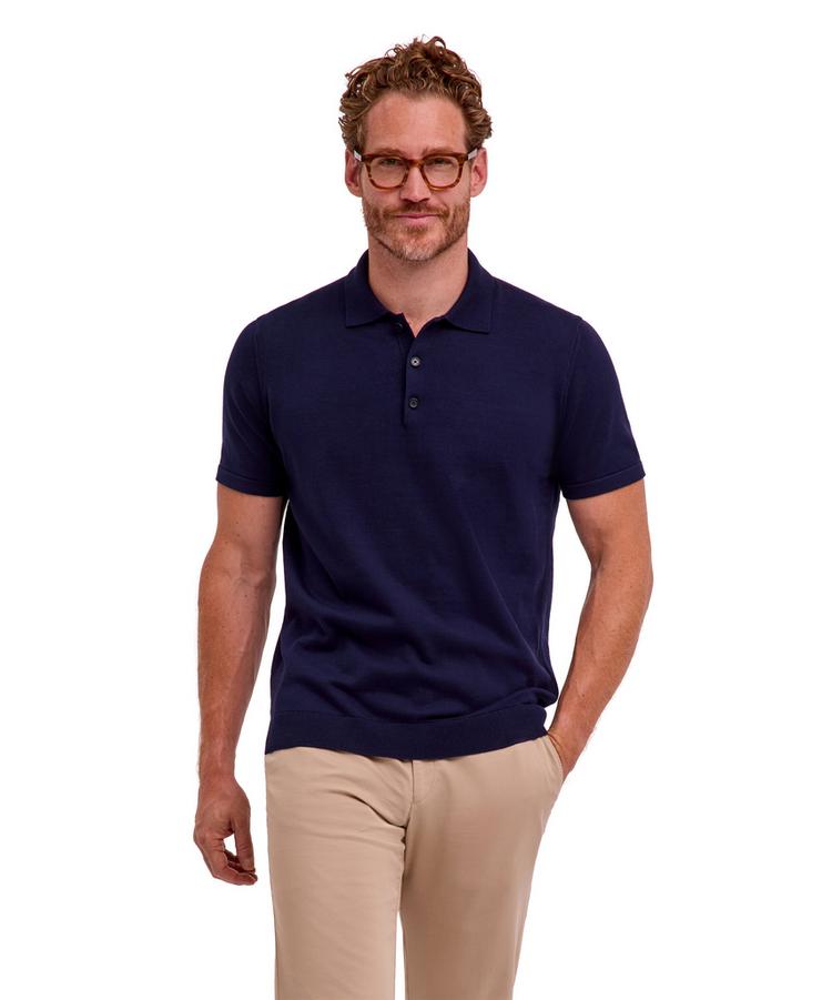 Falke Falke Cotton Polo Shirt Poloshirt Herren - night sky (6437) - 0 | SportScheck
