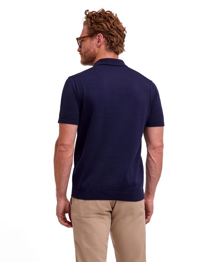 Falke Falke Cotton Polo Shirt Poloshirt Herren - night sky (6437) - 0 | SportScheck