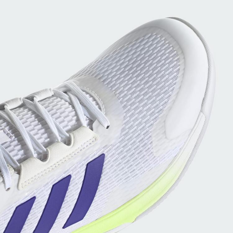 adidas adidas Novaflight 2 Indoor Schuh Hallenschuhe Herren - Cloud White / Pure Purple / Hi-Res Yellow - 7 | SportScheck