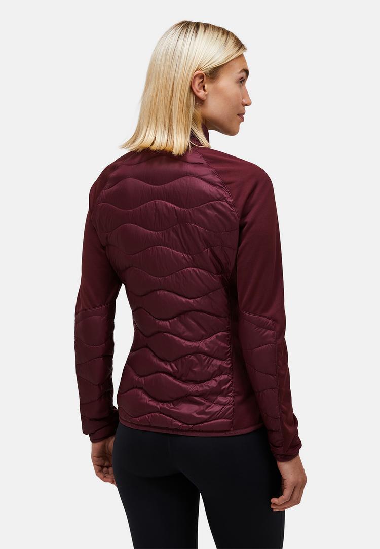 Peak Performance Peak Performance W Helium Down Hybrid Jacket Trainingsjacke Damen - bordeauxrot - 0 | SportScheck