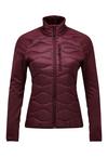 Peak Performance W Helium Down Hybrid Jacket Trainingsjacke Damen - bordeauxrot