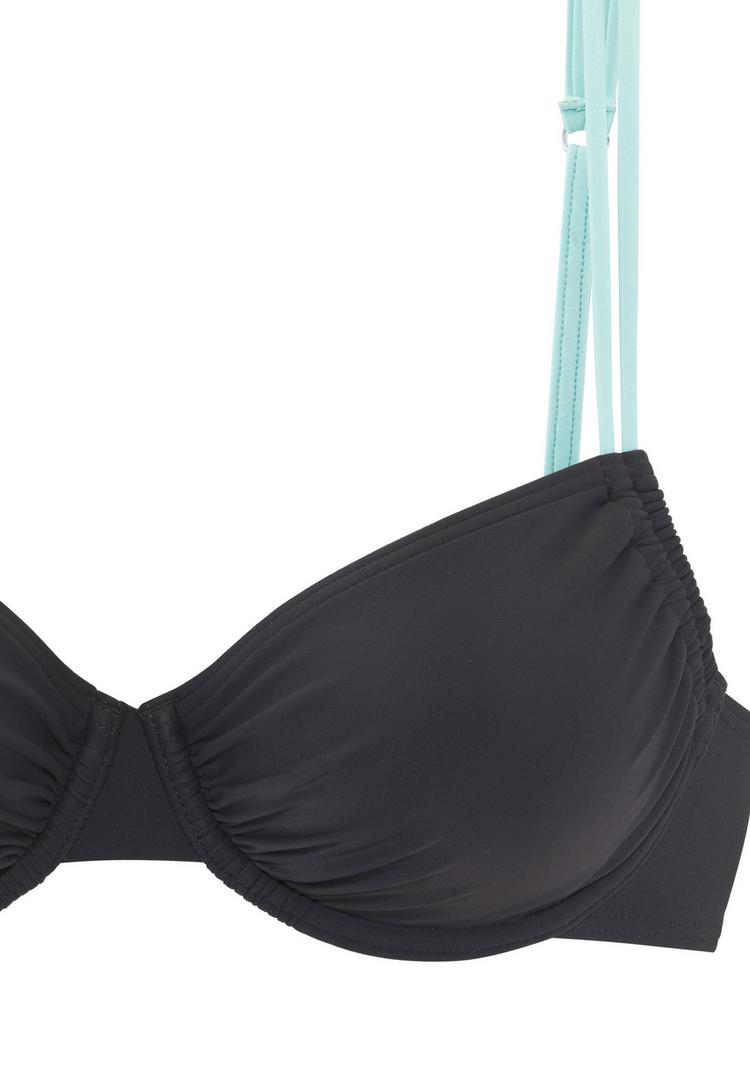 S.OLIVER S.OLIVER B&uuml;gel-Bikini-Top Bikini Oberteil Damen - anthrazit - 1 | SportScheck