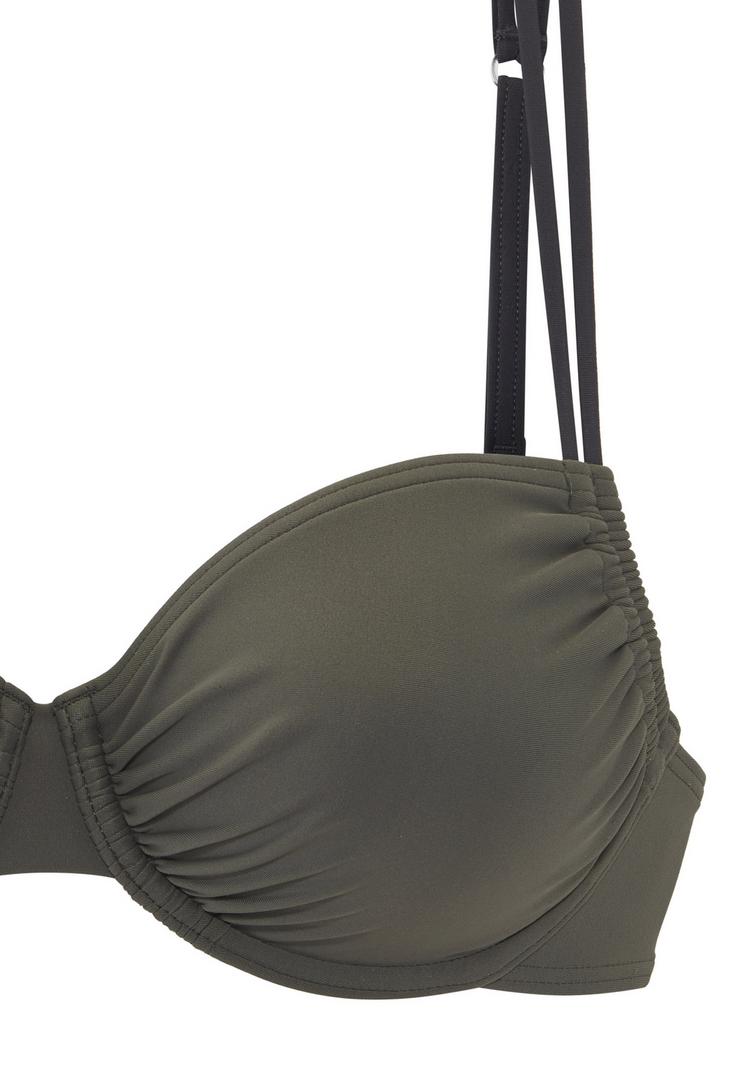 S.OLIVER S.OLIVER B&uuml;gel-Bikini-Top Bikini Oberteil Damen - khaki - 0 | SportScheck