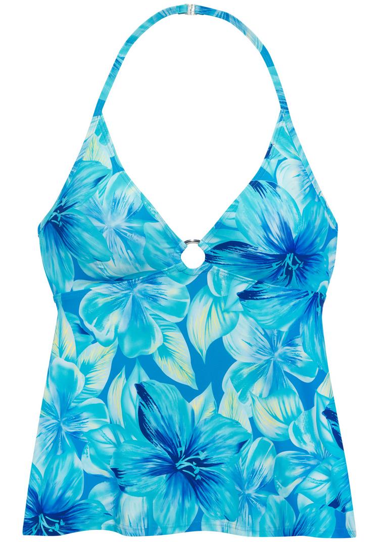 S.OLIVER S.OLIVER Tankini-Top Bikini Oberteil Damen - t&uuml;rkis bedruckt - 0 | SportScheck