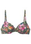 Lascana B&uuml;gel-Bikini-Top Bikini Oberteil Damen - oliv bedruckt