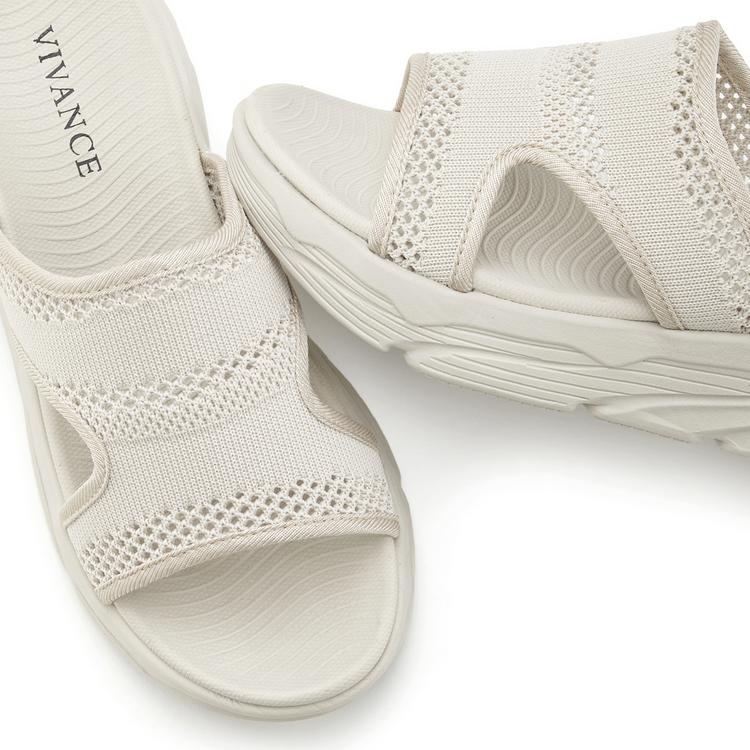 Vivance Vivance Pantolette Sandalen Damen - beige - 1 | SportScheck