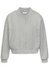 Lascana Bomberjacke Jacke Damen - grau meliert