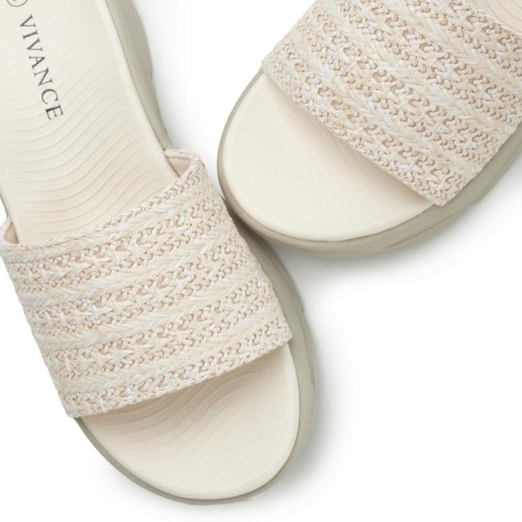 Vivance Vivance Pantolette Sandalen Damen - beige - 3 | SportScheck