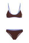 LSCN by Lascana Bustier-Bikini Bikini Set Damen - brown-blue