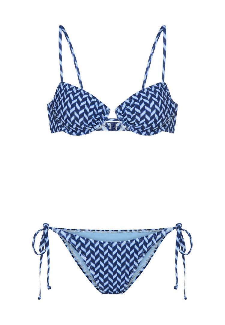 LSCN by Lascana LSCN by Lascana B&uuml;gel-Bikini Bikini Set Damen - graphic blue - 0 | SportScheck