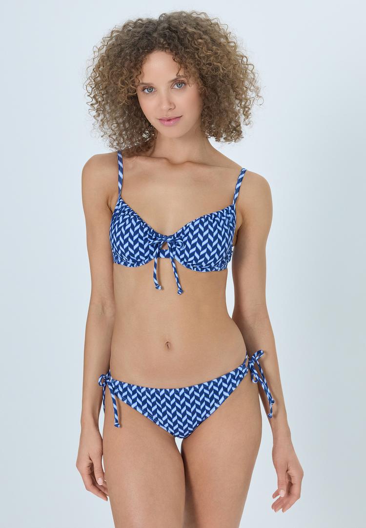 LSCN by Lascana LSCN by Lascana B&uuml;gel-Bikini Bikini Set Damen - graphic blue - 4 | SportScheck