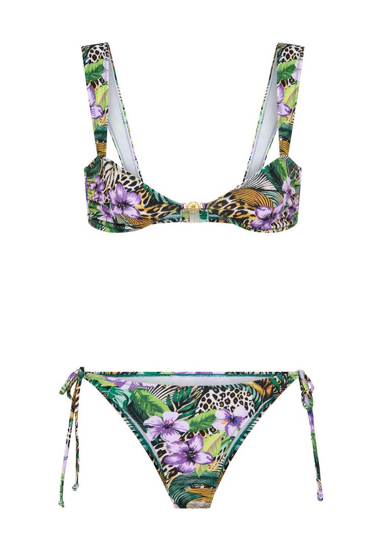 LSCN by Lascana LSCN by Lascana Bandeau-Bikini Bikini Set Damen - wild leopard - 0 | SportScheck