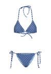 LSCN by Lascana Triangel-Bikini Bikini Set Damen - graphic blue