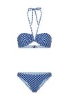 LSCN by Lascana Bandeau-Bikini Bikini Set Damen - graphic blue