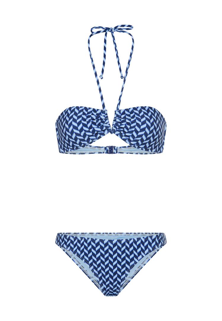LSCN by Lascana LSCN by Lascana Bandeau-Bikini Bikini Set Damen - graphic blue - 0 | SportScheck
