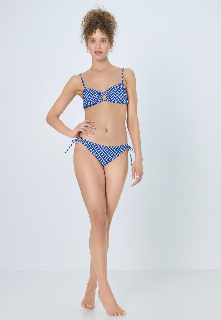 LSCN by Lascana LSCN by Lascana Bustier-Bikini Bikini Set Damen - graphic blue - 2 | SportScheck