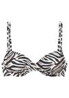 Lascana B&uuml;gel-Bikini-Top Bikini Oberteil Damen - creme-schwarz