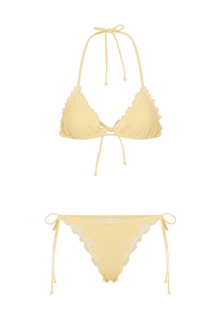 LSCN by Lascana LSCN by Lascana Triangel-Bikini Bikini Set Damen - soft yellow - 0 | SportScheck