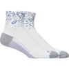ASICS PERFORMANCE RUN SOCK QUARTER Socken - Wei&szlig;956