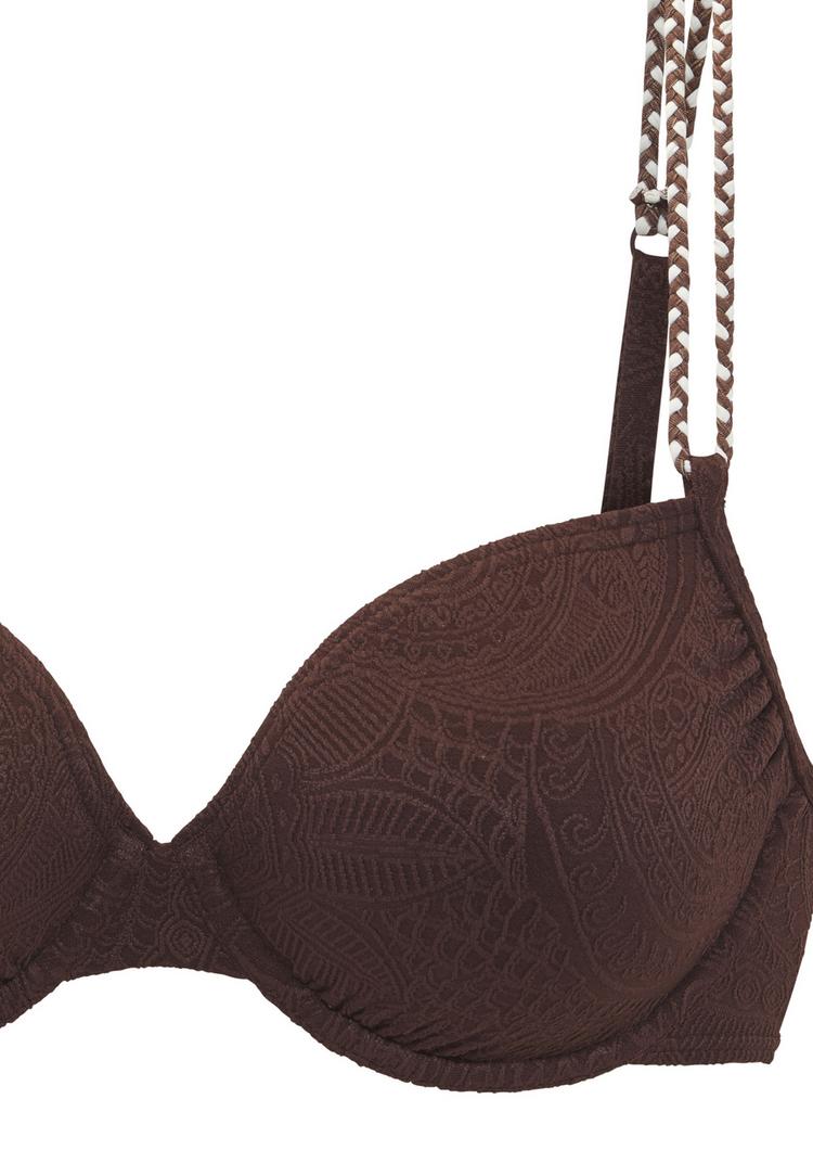 S.OLIVER S.OLIVER B&uuml;gel-Bikini-Top Bikini Oberteil Damen - kaffee - 0 | SportScheck
