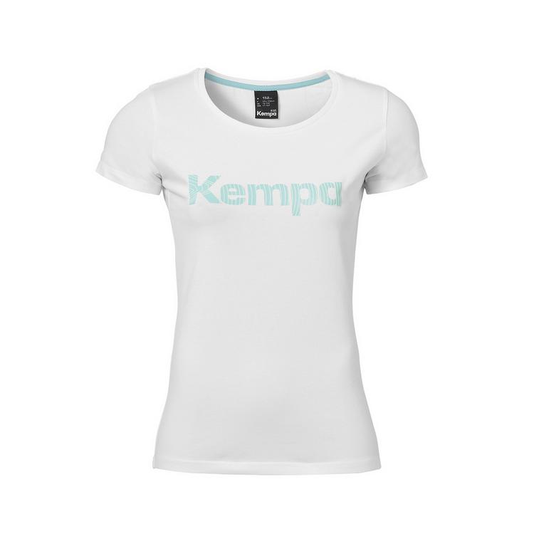 Kempa Kempa GRAPHIC T-SHIRT WOMEN T-Shirt Damen - wei&szlig; - 0 | SportScheck