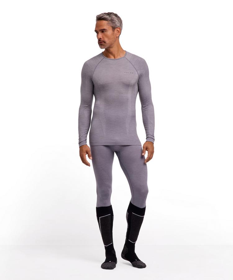 Falke Falke Wool-tech Longsleeve Funktionsshirt Herren - grey-heather (3757) - 0 | SportScheck
