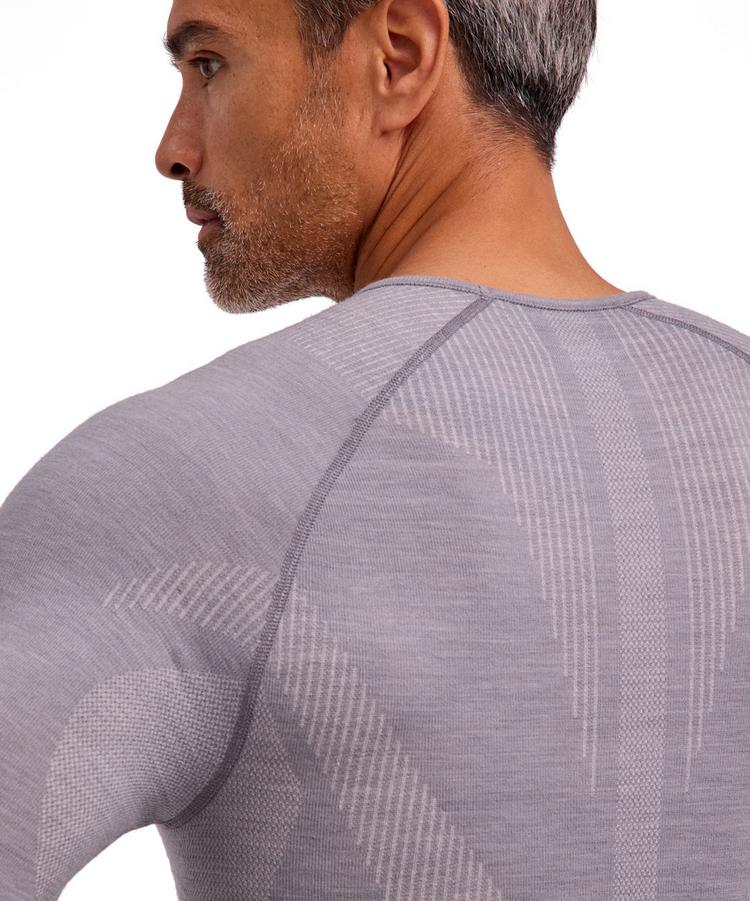 Falke Falke Wool-tech Longsleeve Funktionsshirt Herren - grey-heather (3757) - 1 | SportScheck