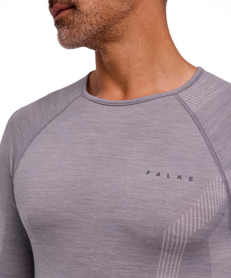 Falke Falke Wool-tech Longsleeve Funktionsshirt Herren - grey-heather (3757) - 2 | SportScheck