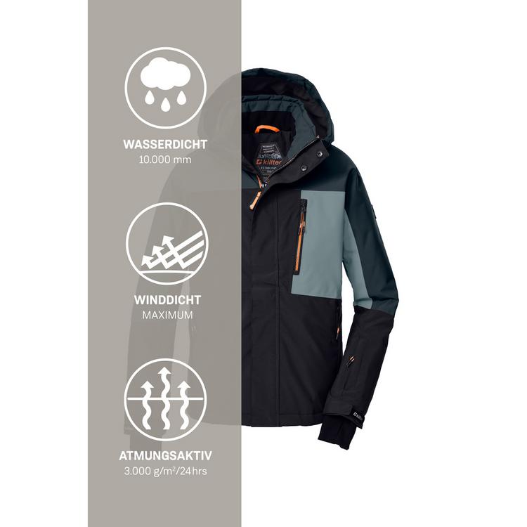 KILLTEC KILLTEC KSW 200 BYS SKI JCKT Skijacke Kinder - Schwarz01106 - 4 | SportScheck