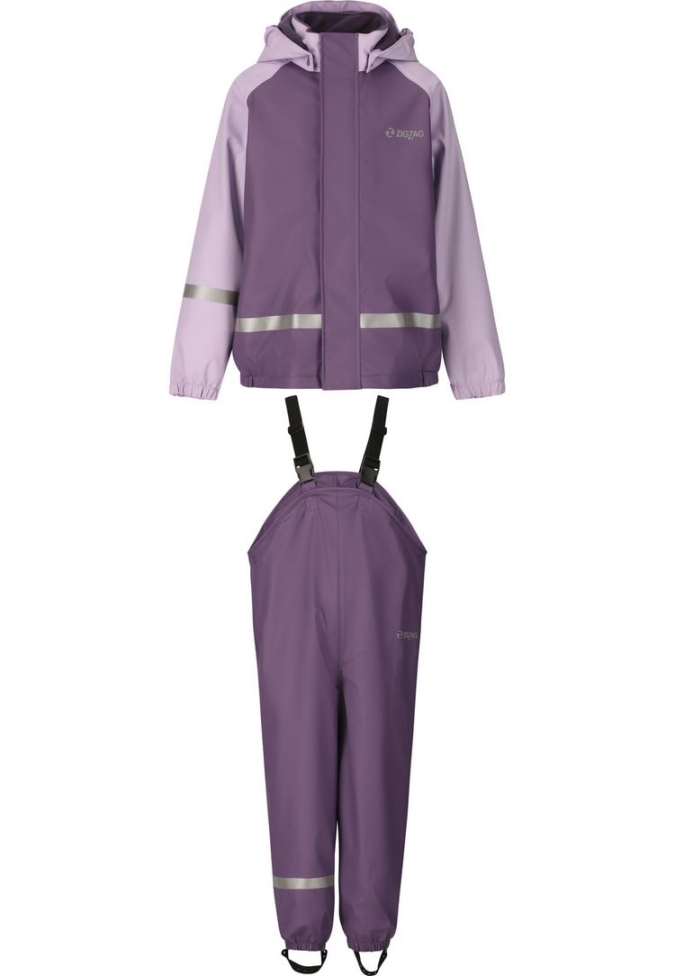 ZigZag ZigZag Augus Regenanzug Kinder - 4411 Grape Compote - 0 | SportScheck