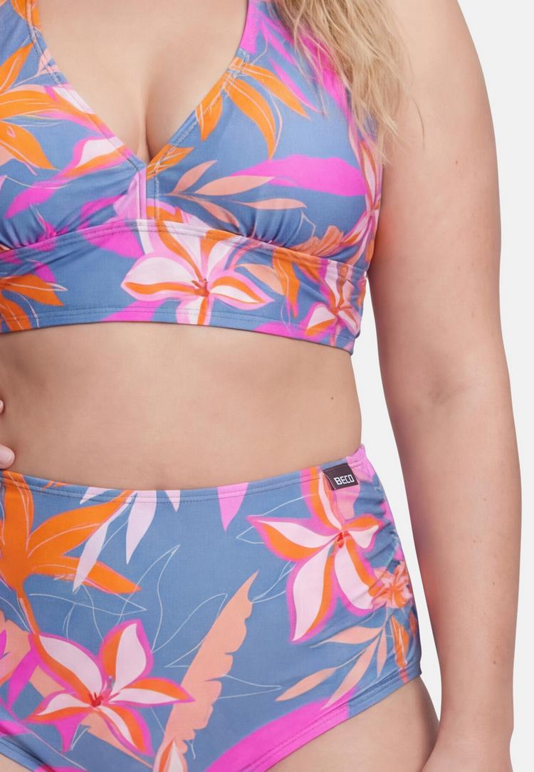 BECO BEERMANN BECO BEERMANN Tropical Folwers Bikini Hose Damen - blau-bunt - 2 | SportScheck