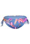 BECO BEERMANN Tropical Flowers Bikini Hose Damen - blau-bunt