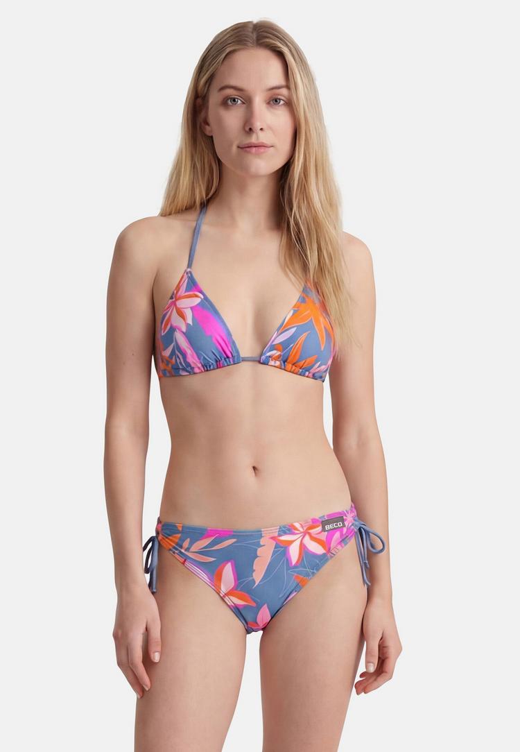 BECO BEERMANN BECO BEERMANN Tropical Flowers Bikini Oberteil Damen - blau-bunt - 0 | SportScheck