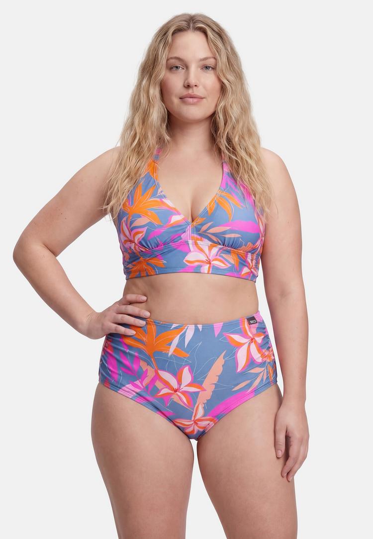 BECO BEERMANN BECO BEERMANN Tropical Flowers Bikini Oberteil Damen - blau-bunt - 0 | SportScheck