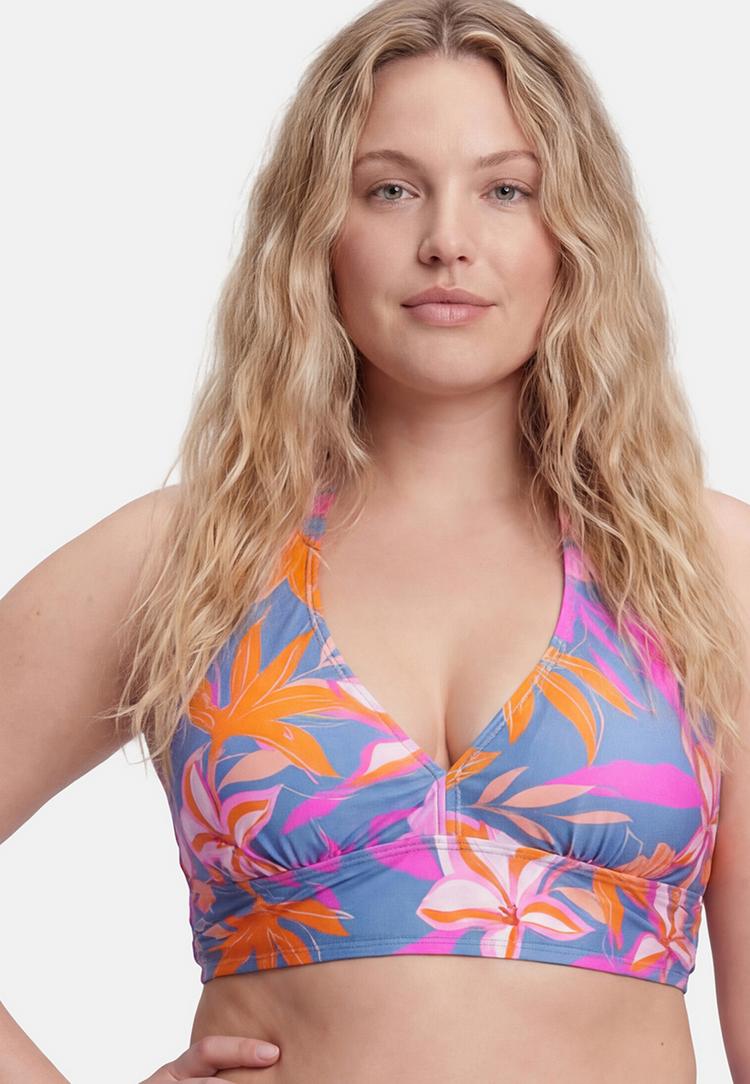 BECO BEERMANN BECO BEERMANN Tropical Flowers Bikini Oberteil Damen - blau-bunt - 2 | SportScheck