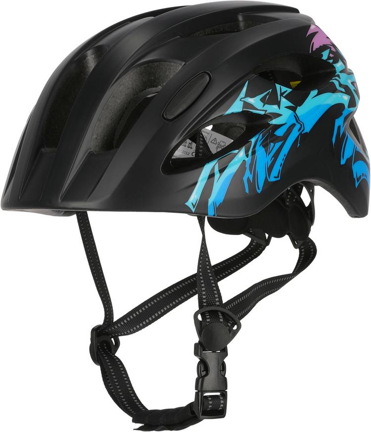 Crazy Safety Crazy Safety Cool Grafitti Helm - 2033 Black/Blue - 0 | SportScheck