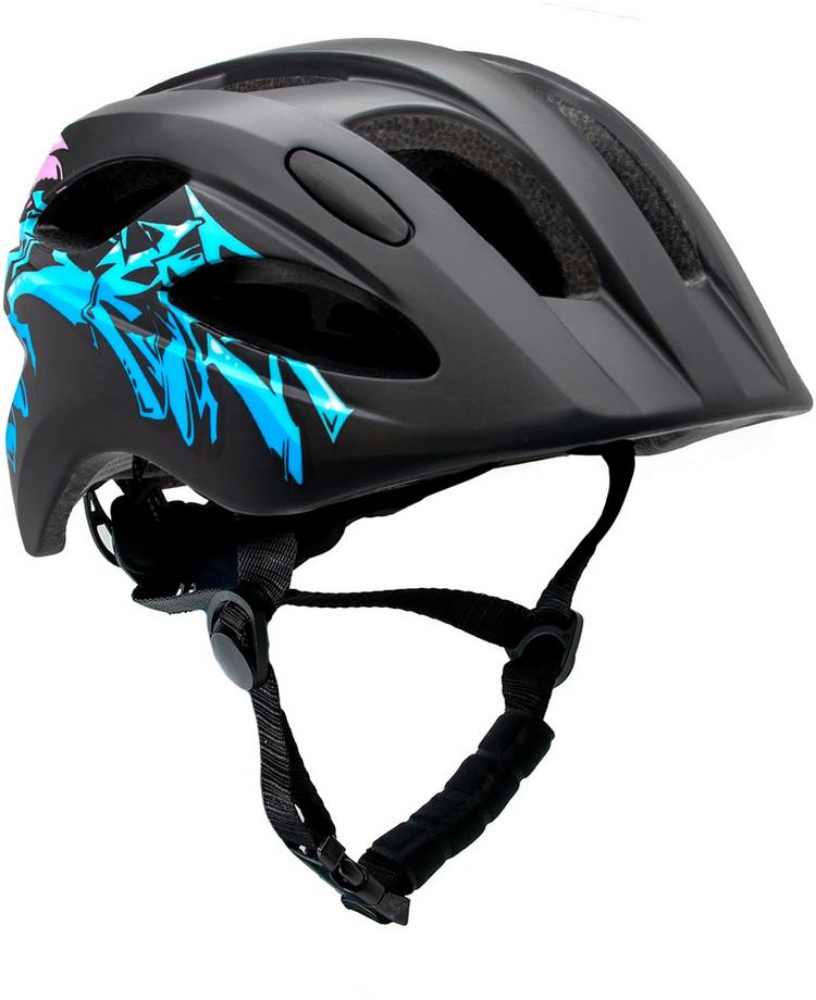 Crazy Safety Crazy Safety Cool Grafitti Helm - 2033 Black/Blue - 1 | SportScheck