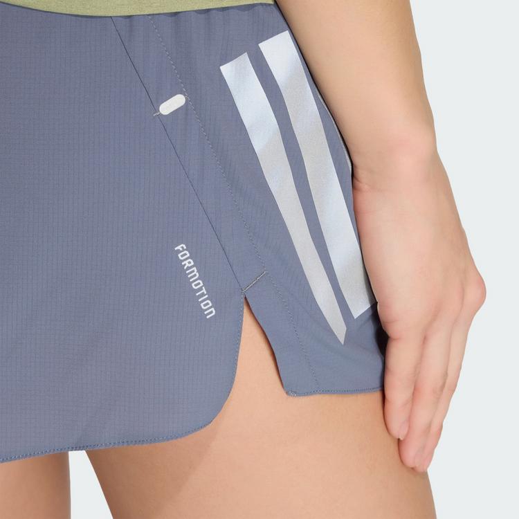adidas adidas adi365 FORMOTION Short Laufshorts Damen - Grey / Reflective Silver - 1 | SportScheck
