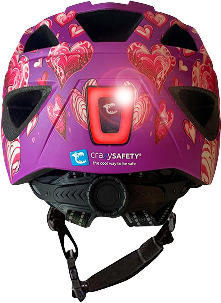 Crazy Safety Crazy Safety Cool Heart Helm - 016 Purple - 1 | SportScheck