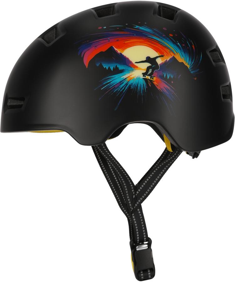 Crazy Safety Crazy Safety Rampage Skating Helm - 0162 Black Orange - 1 | SportScheck